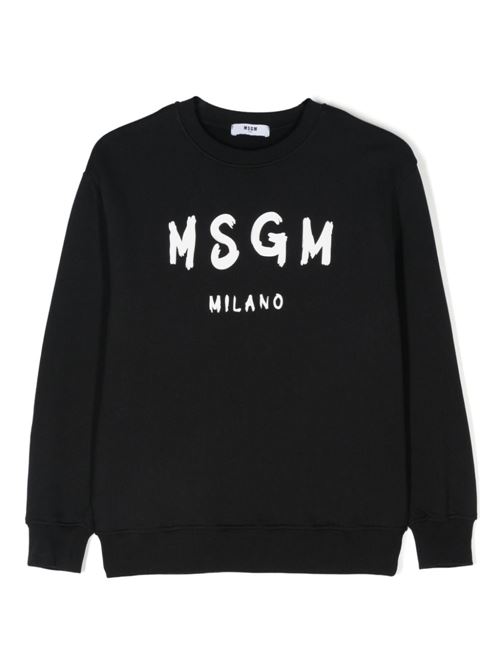 Felpa bambina girocollo MSGM KIDS | F4MSJUSW291110